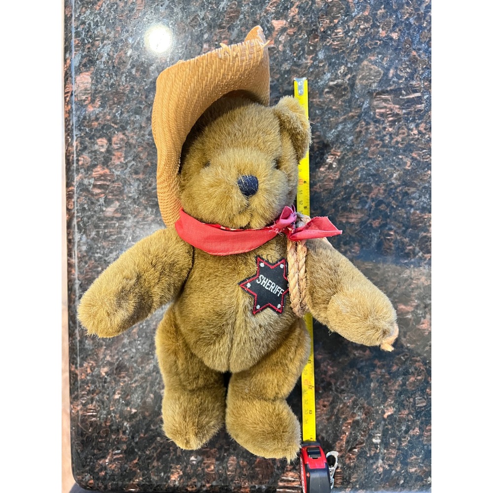 Schmid Plush Jointed Teddy Bear Sheriff Vintage 1988 Gordon Fraser - Picture 6 of 6